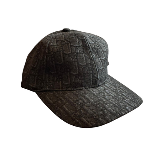 Cristian Dior Oblique Cap Black One Size 100% Cotton Dior Cap