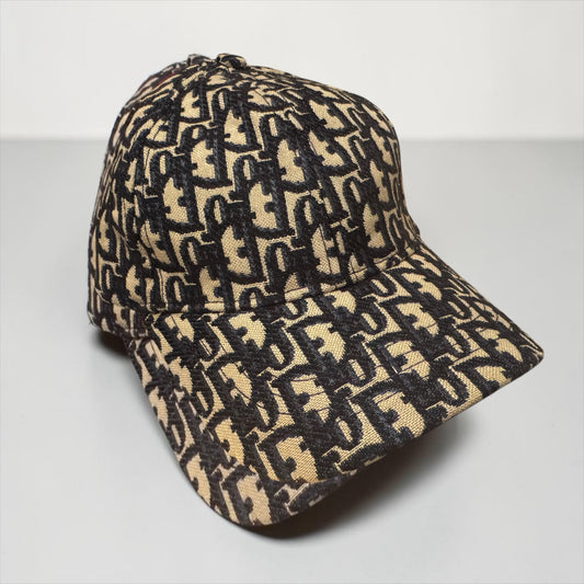 Cristian Dior Men's Oblique Designer Caps One Size