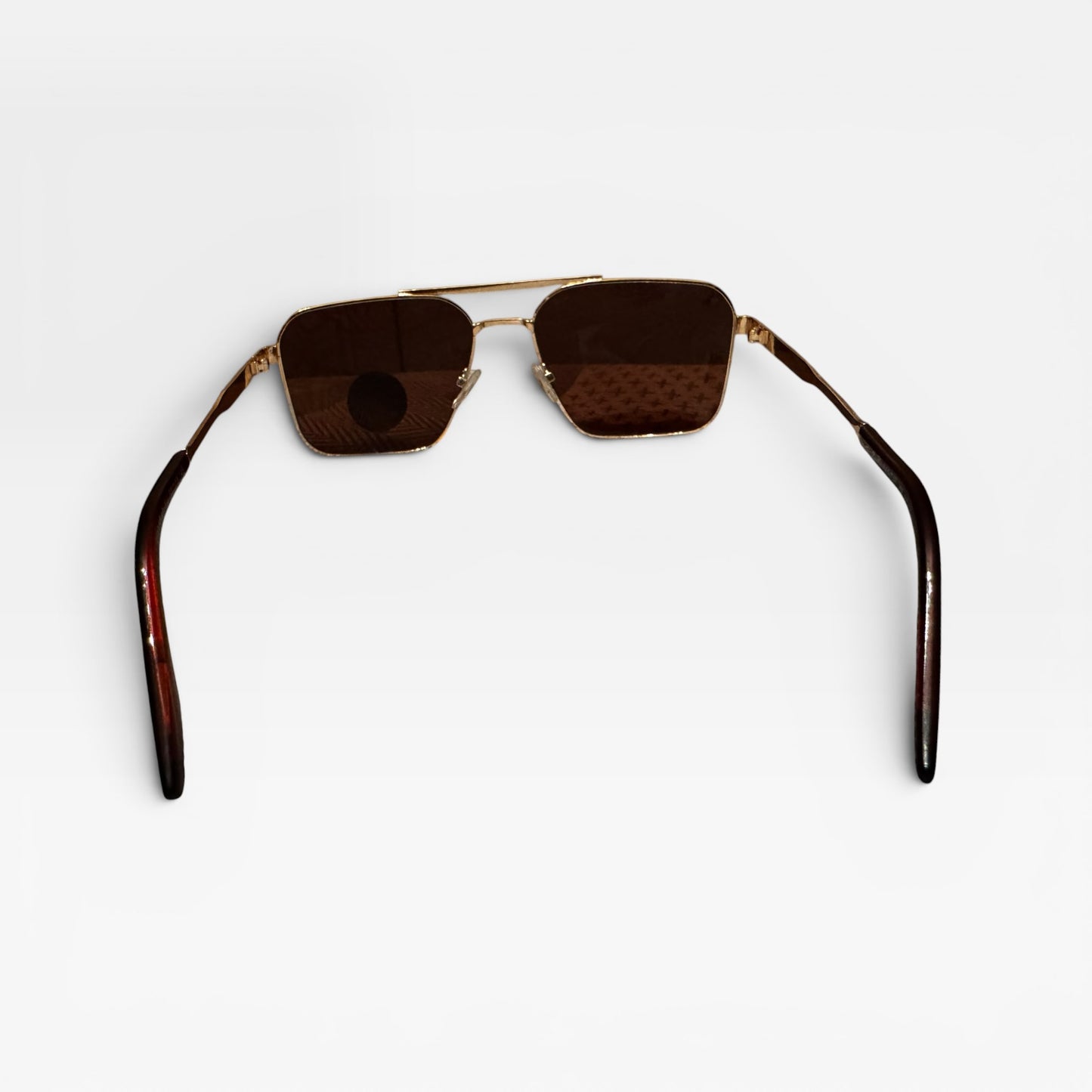 Ray-Ban RB58540 Sunglasses Unisex Gold Frame Brown Lenses