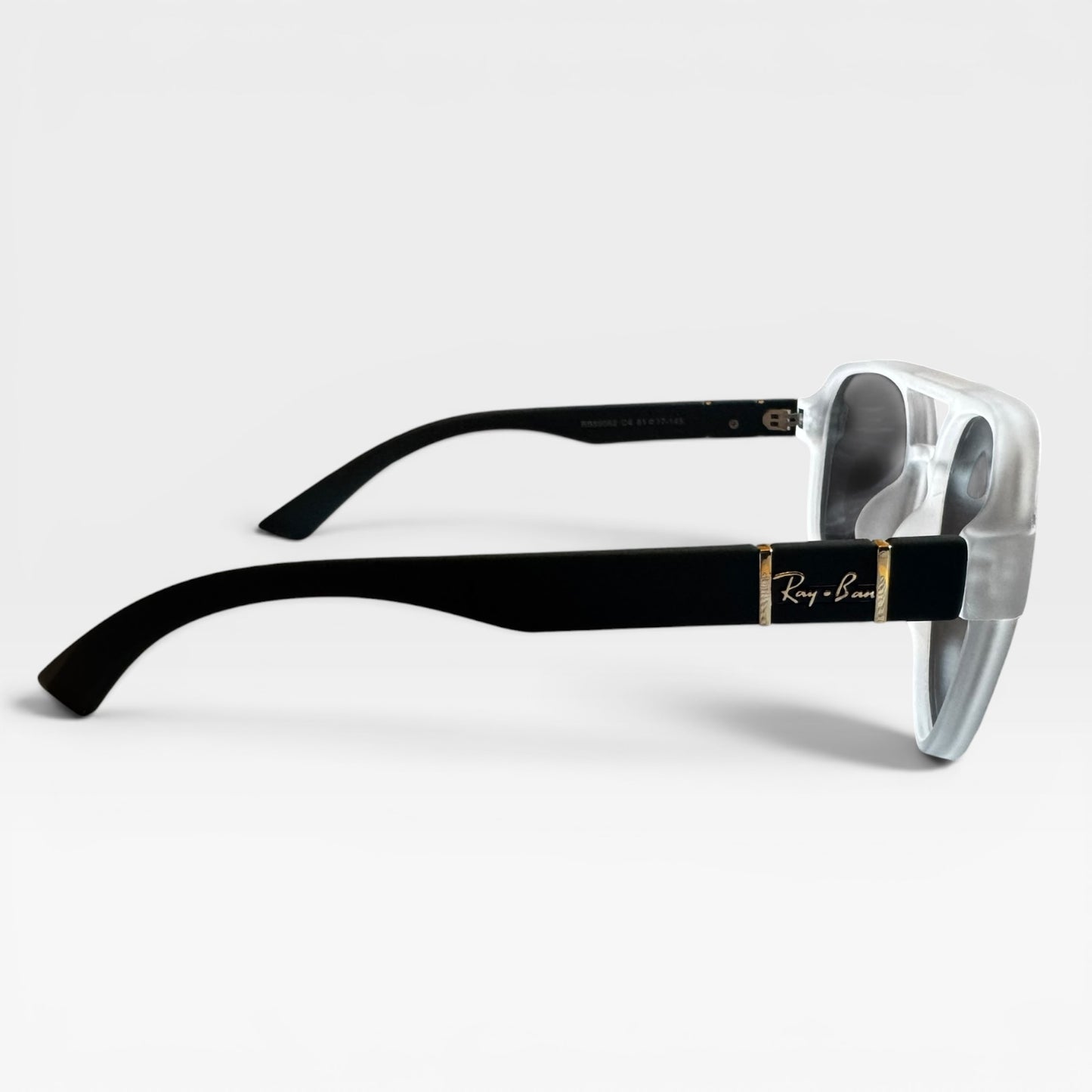 Ray-Ban Sunglasses RB69062 Wayfarer White/Teal Frame Black Lens
