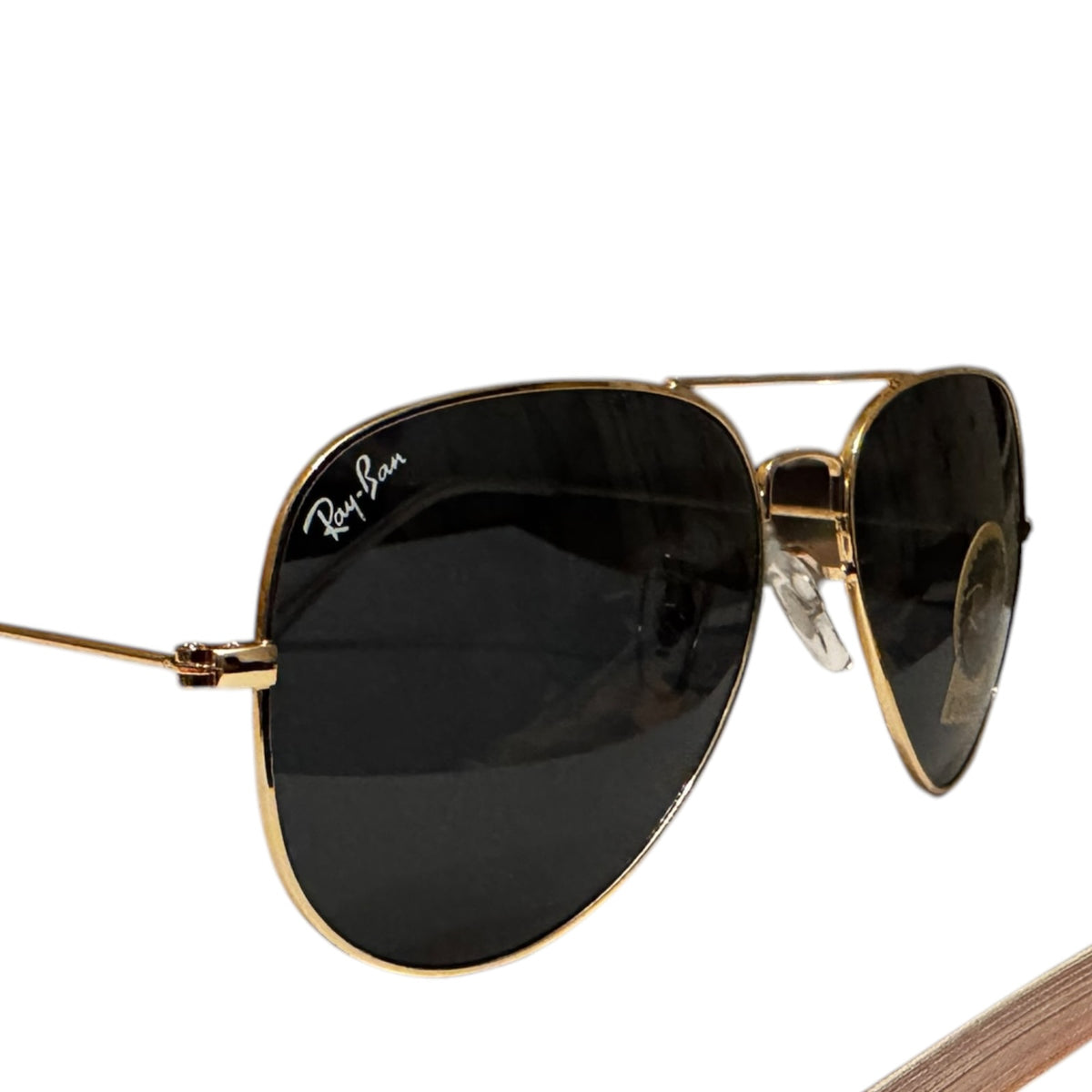 Ray-Ban Aviator Classic RB3025 Gold Frame G-15 Black Lenses Sunglasses