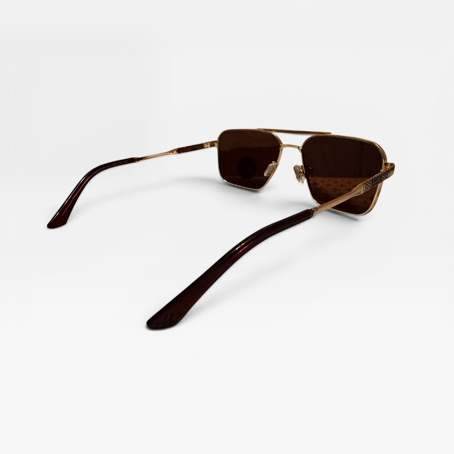 Ray-Ban RB58540 Sunglasses Unisex Gold Frame Brown Lenses