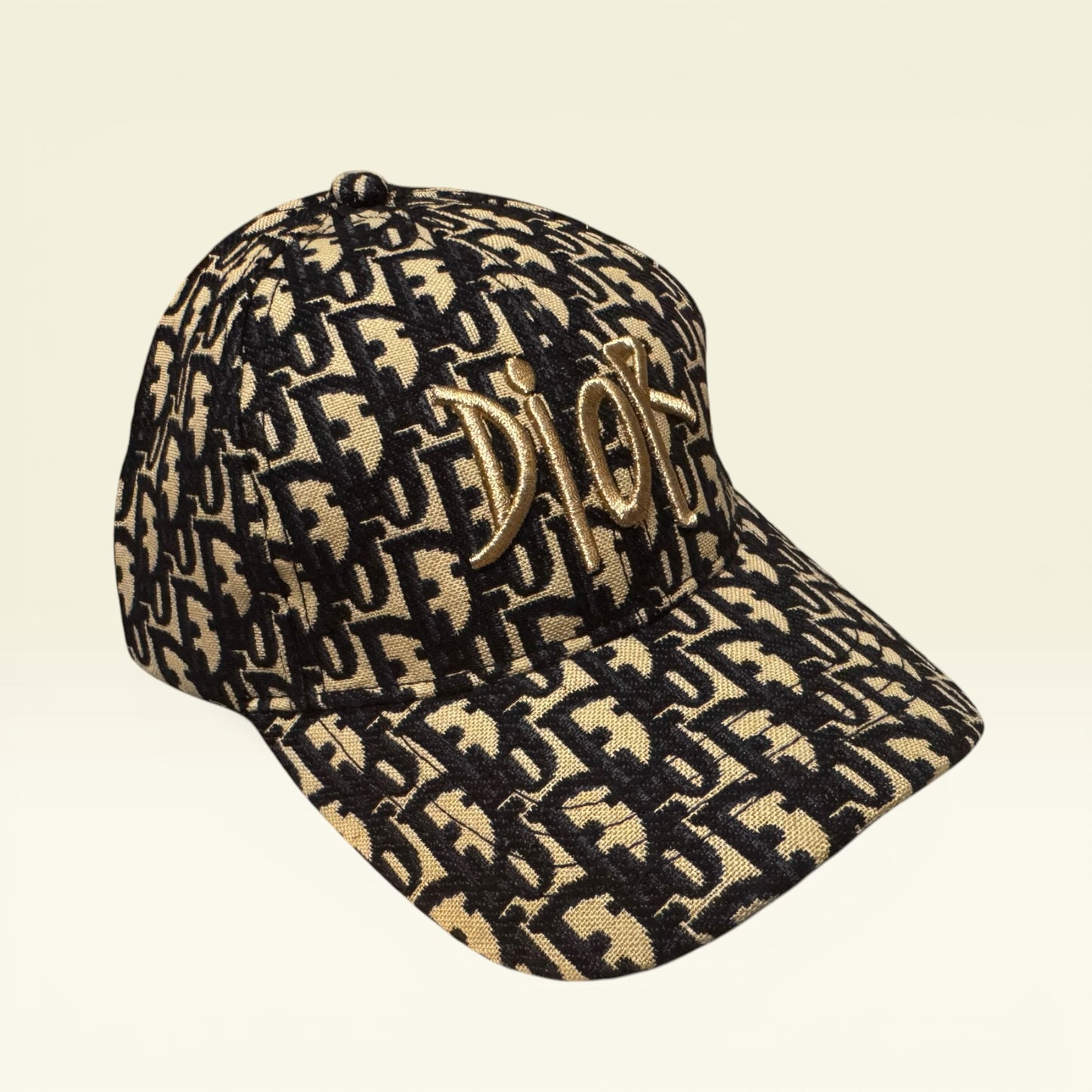 Cristian Dior Men's Oblique Designer Caps One Size