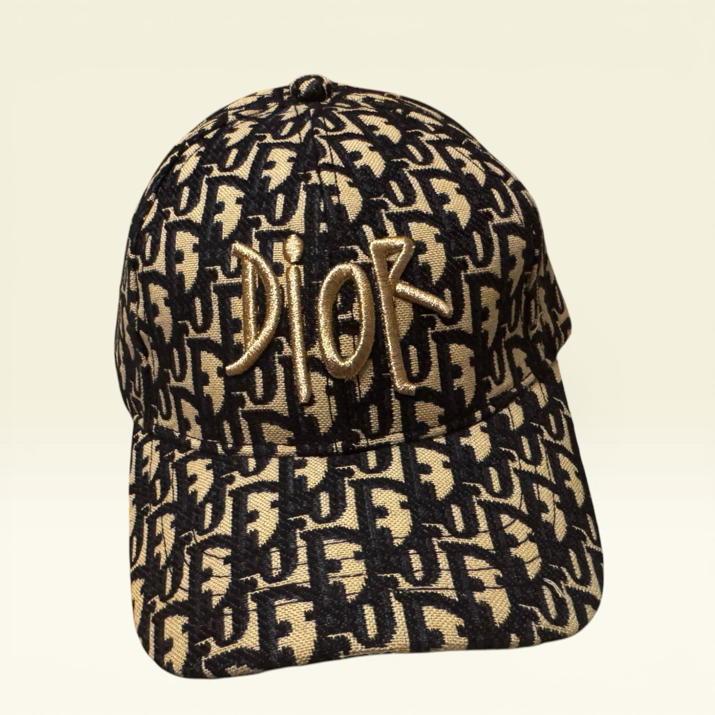 Cristian Dior Men's Oblique Designer Caps One Size