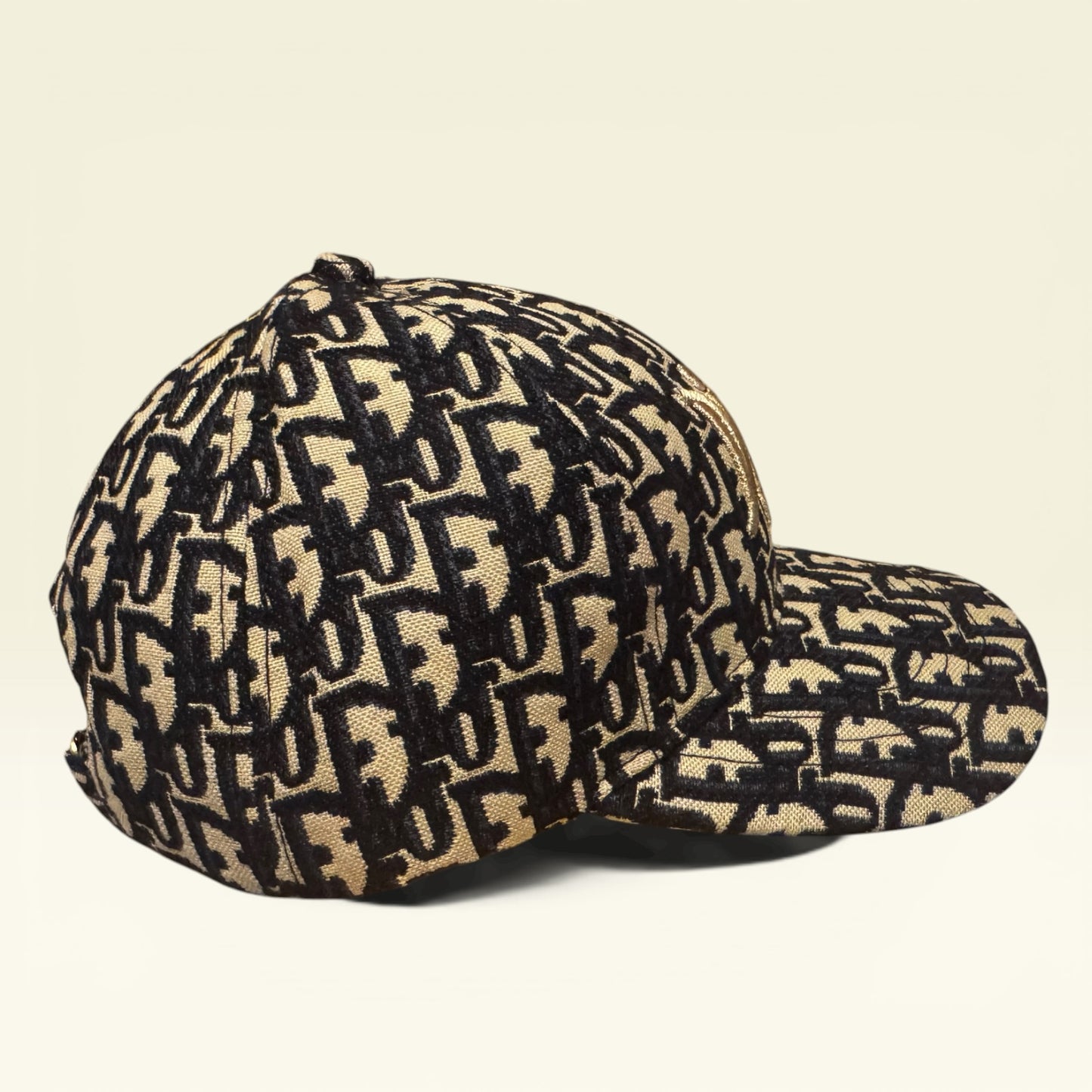 Cristian Dior Men's Oblique Designer Caps One Size