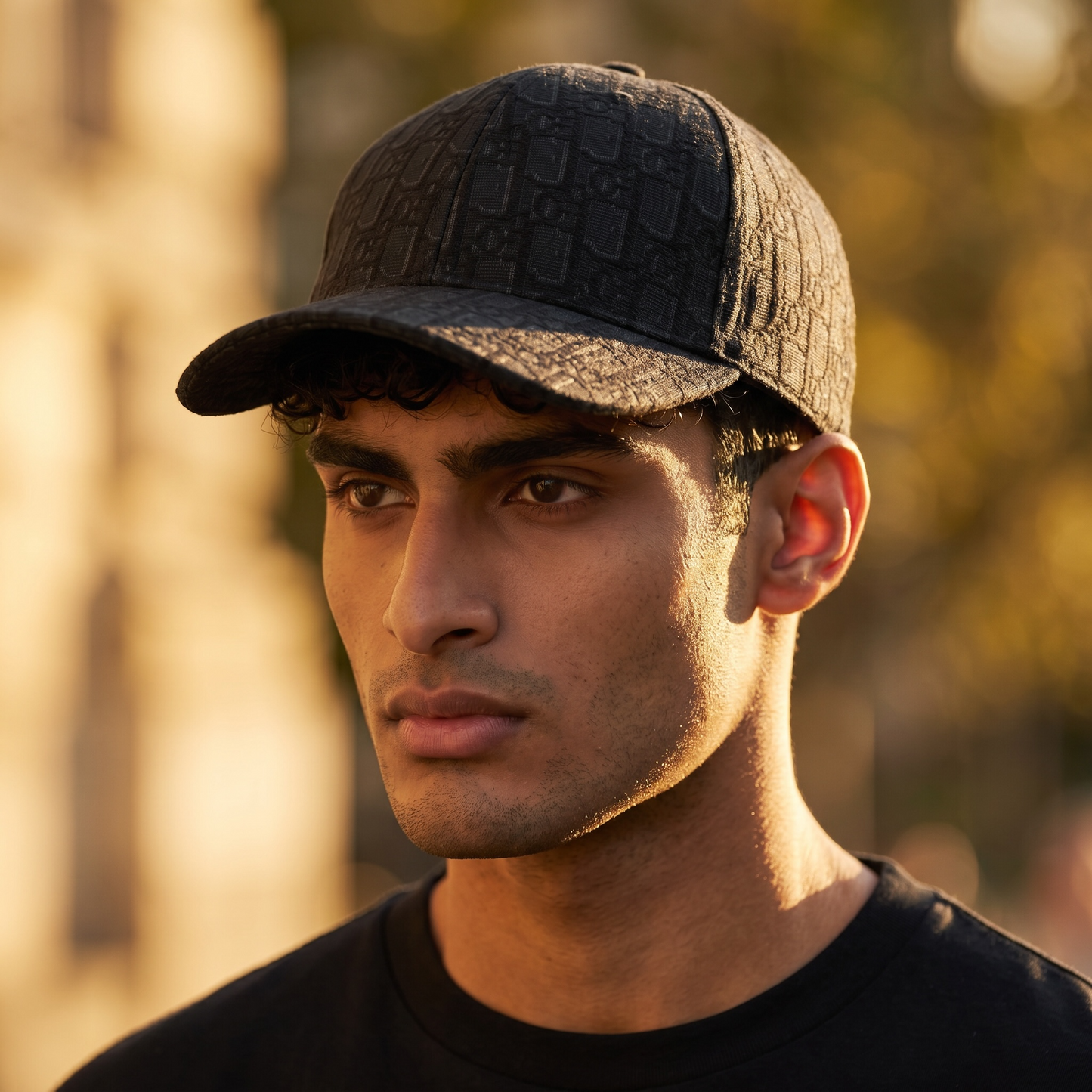Christian Dior Oblique Black Baseball Cap Dior