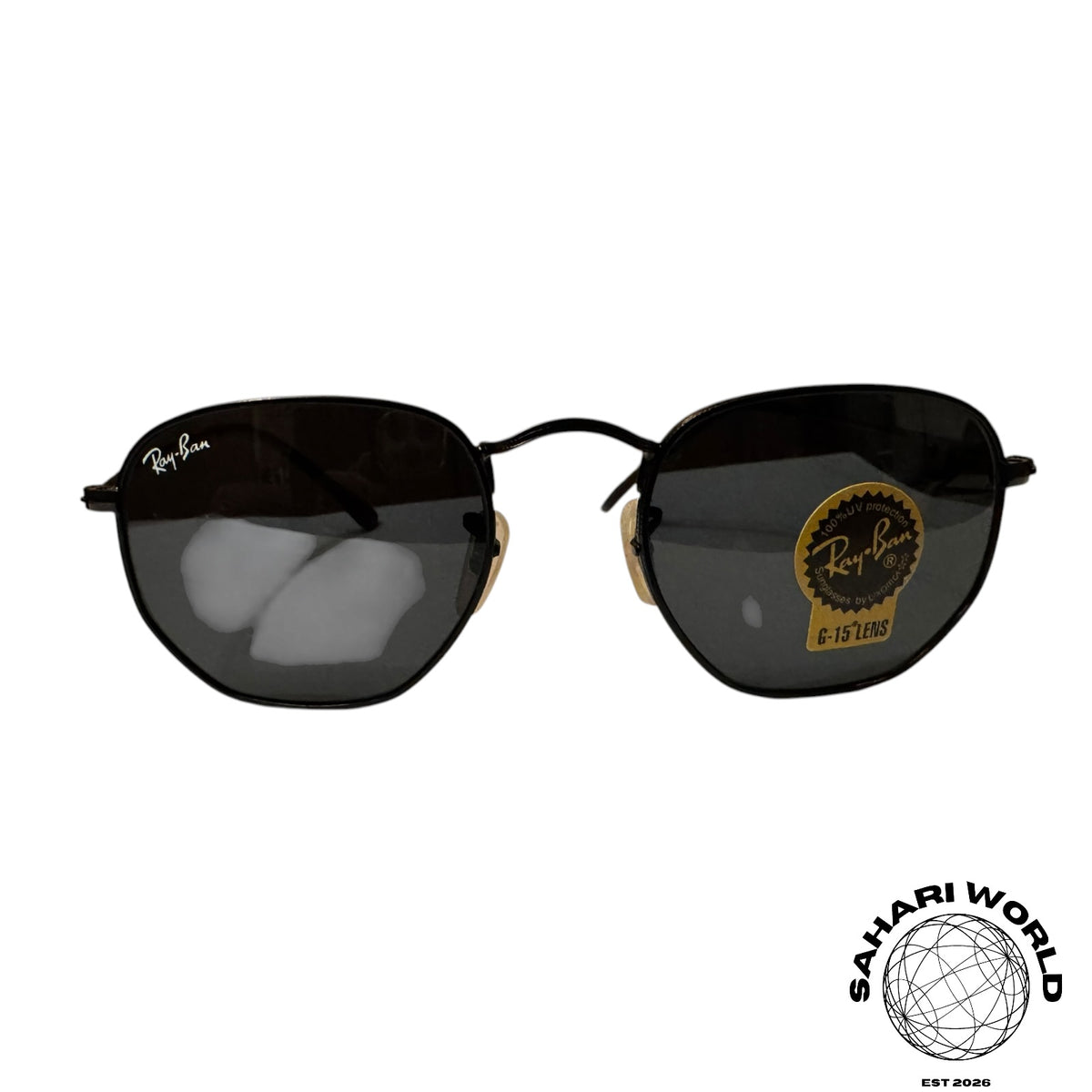 Ray‑Ban RB3548 Hexagonal Sunglasses – Classic Metal Frame, Iconic Unisex Style