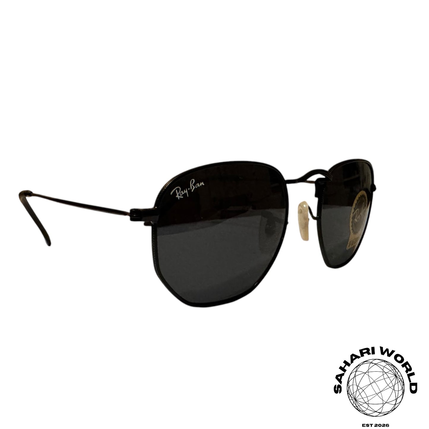 Ray‑Ban RB3548 Hexagonal Sunglasses – Classic Metal Frame, Iconic Unisex Style